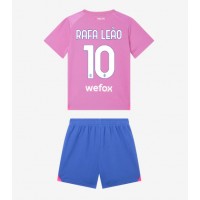 AC Milan Rafael Leao #10 Tredje trøje Børn 2023-24 Kortærmet (+ Korte bukser)